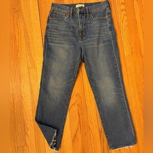 Madewell Perfect Vintage Crop Jeans